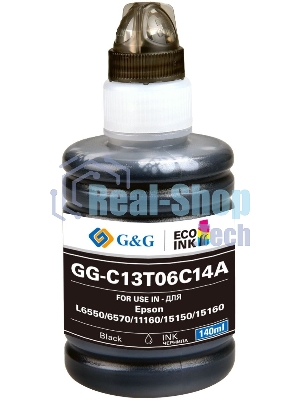 Чернила G&G GG-C13T06C14A №112 черный140мл для Epson L6550/6570/11160/15150/15160