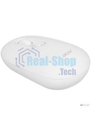 Мышь беспроводная Acer OMR301 белый, 1600 dpi, радиоканал, Bluetooth, USB, кнопки - 4