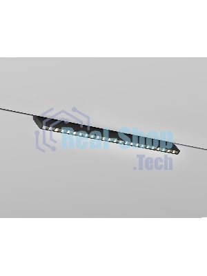 Трековый светильник GL2365 BK черный IP20 20W 3CCT 3000-6400K 48V 400*10*73
