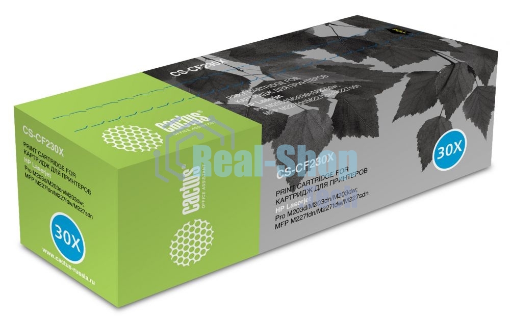 Картридж лазерный Cactus CS-CF230X черный (3500 стр.) для HP LJ 203/227