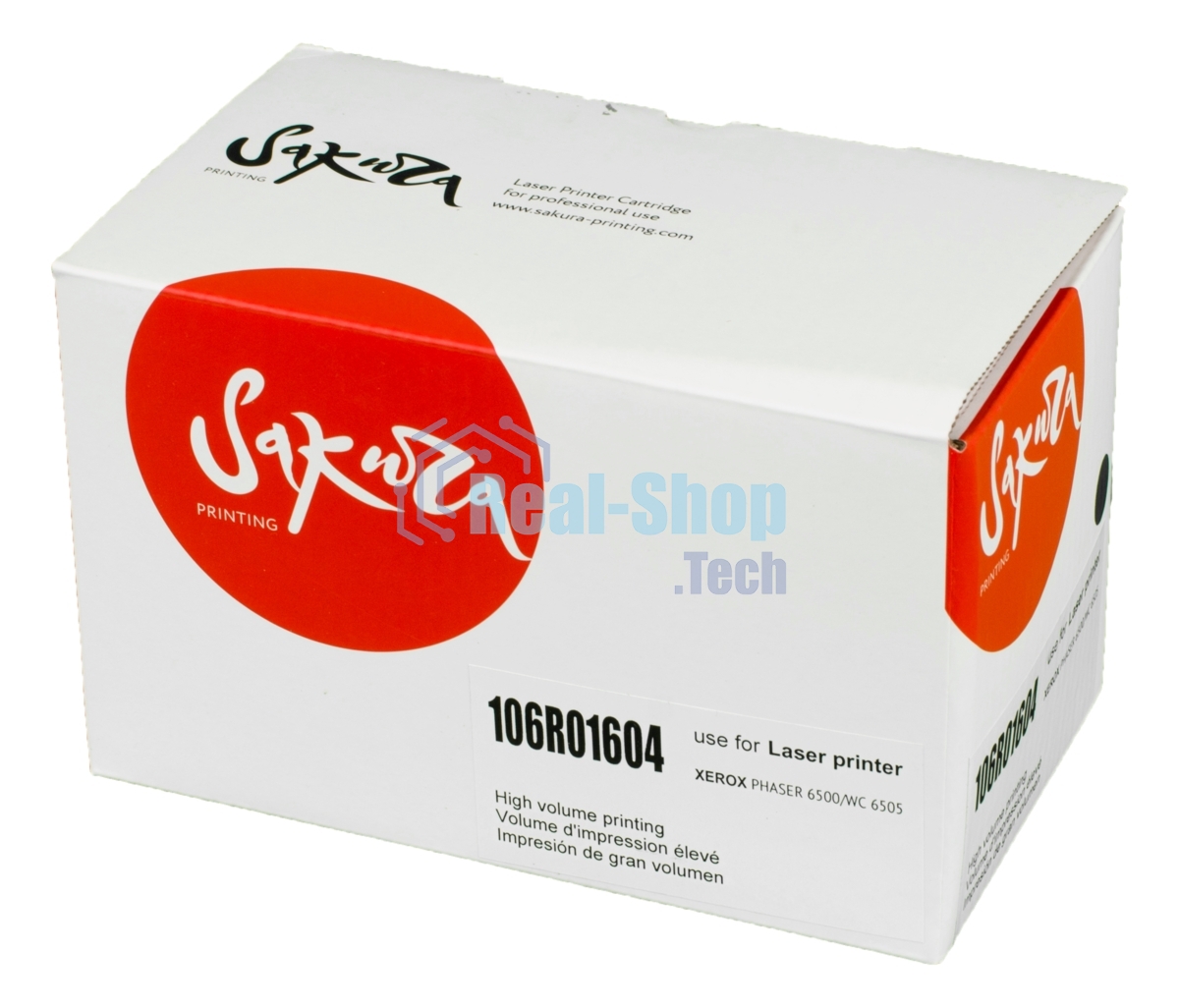 Картридж лазерный Sakura 106R01604 для Xerox Phaser 6500/Workcenter 6505, черный, 3000 к.