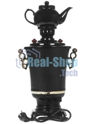 Самовар Centek CT-0093 черный/хохлома