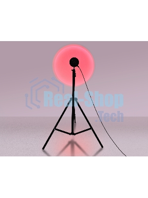 Атмосферная светодиодная настольная лампа Ambrella light DE8387 BK черный LED RGB 3W (ПДУ RGB)