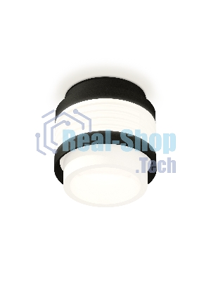 Светильник Ambrella Light XS8432001 SBK/FR черный песок/белый матовый GX53 (C8432, N8401)