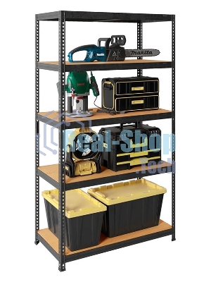 Стеллаж Практик SBL 180KD пол.:5 разборная 1803x1200x400мм антрацит (S24499375309)