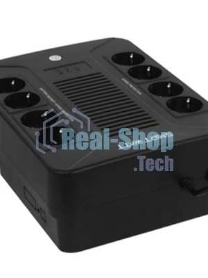 Источник бесперебойного питания UPS SAFE PRO 650, Li-AS, Br, 600/360 ВА/Вт, LED, USB, RJ11/45, SCHUKOx8, 1*7 Ач