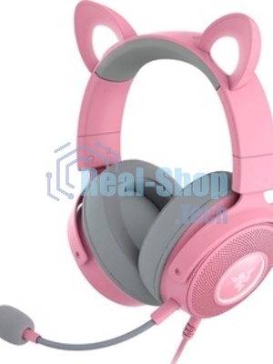 Гарнитура Razer Kraken Kitty V2 Pro розовый, проводная, USB, подсветка