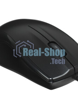 Мышь проводная Oklick 185V2 черный, 1200 dpi, USB, кнопки - 3