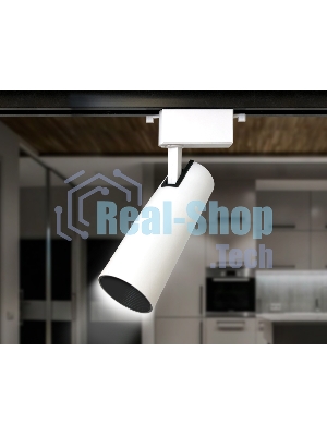 Трековый однофазный светодиодный светильник Ambrella light GL5852 WH/BK белый/черный LED 20W 4200K 24°