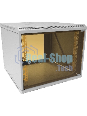 Шкаф коммутационный Suprlan (05-1096) настенный 12U 600x600 мм пер. дв. стекл направл. под закл. гайки 70 кг RAL 7035 535 мм 22.69 кг 500 мм