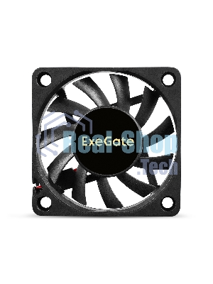 Вентилятор 12В DC ExeGate ExtraPower EP06010S2P (60x60x10 мм, Sleeve bearing (подшипник скольжения), 2pin, 3000RPM, 24dBA)