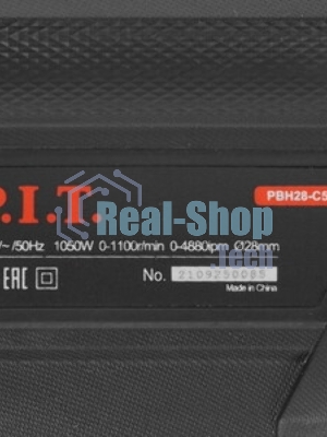 Перфоратор P.I.T. PBH28-C5 патрон:SDS-plus уд.:3.2Дж 1050Вт черный (кейс в комплекте)