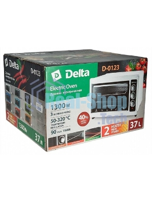 Мини-печь Delta D-0123 коречневый