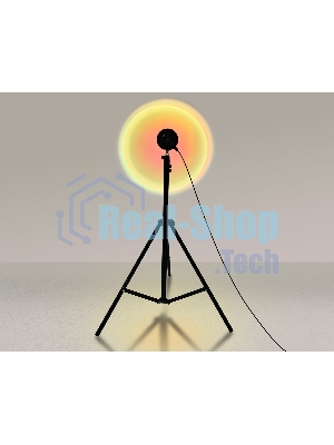 Атмосферная светодиодная настольная лампа Ambrella light DE8387 BK черный LED RGB 3W (ПДУ RGB)