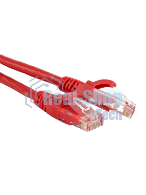 Патч-корд LANMASTER UTP TWT-45-45-0.5-RD вилка RJ-45-вилка RJ-45 cat.5е 0.5м красный ПВХ (уп.:1шт)
