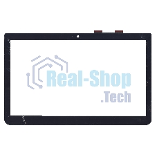 Сенсорное стекло (тачскрин) для Toshiba Satellite E45T-B S40T-B, черное