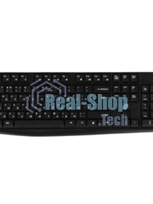 Комплект клавиатура+мышь Oklick S260W беспроводной, USB, 1600 DPI, чёрный