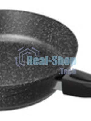 Сковорода Гранит black 022802 22 см, съем. ручка