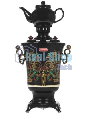 Самовар Centek CT-0093 черный/хохлома