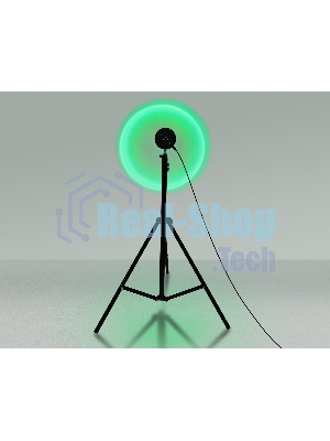 Атмосферная светодиодная настольная лампа Ambrella light DE8387 BK черный LED RGB 3W (ПДУ RGB)