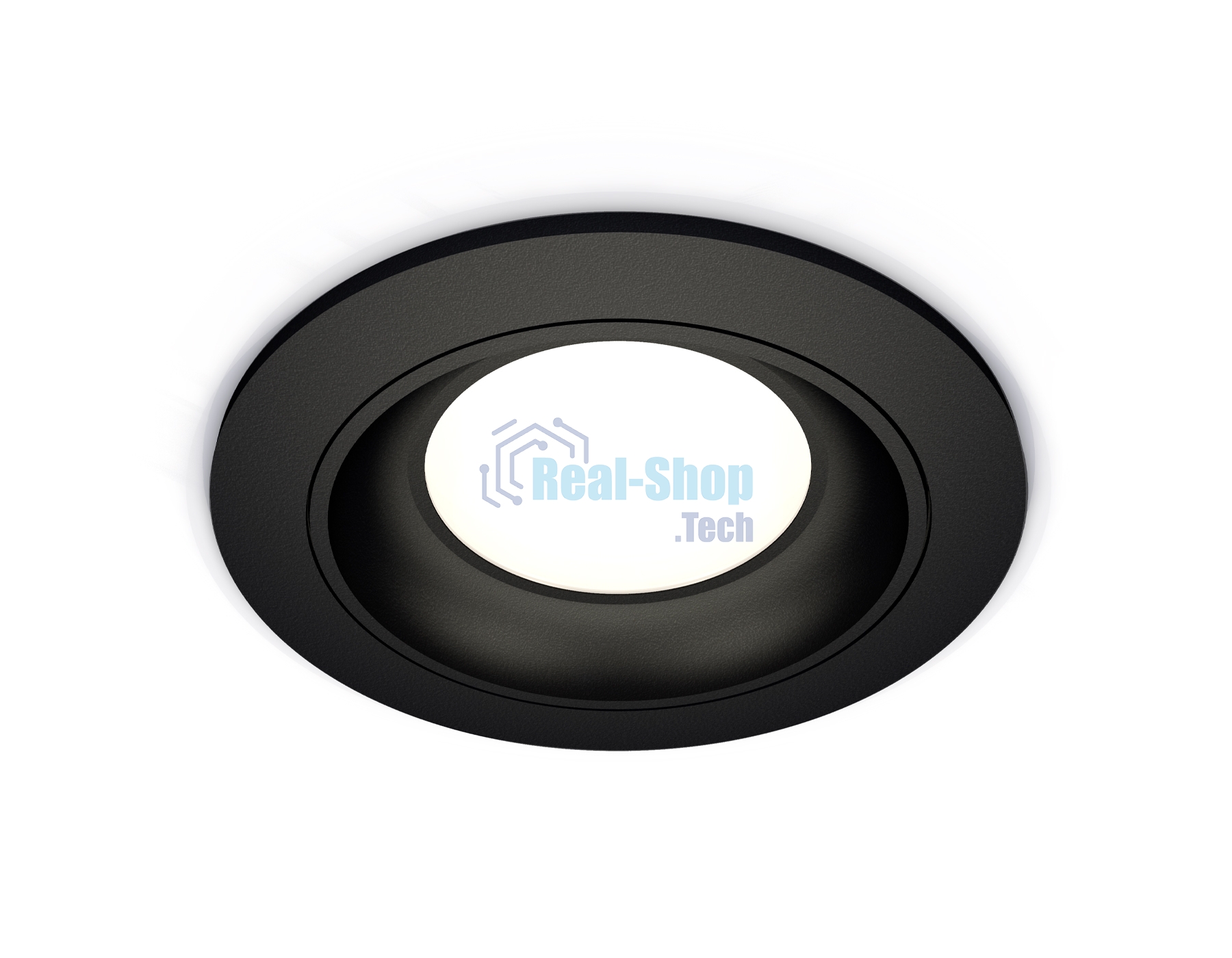 Комплект встраиваемого светильника Ambrella light XC7622060 SBK черный песок MR16 GU5.3 (C7622, N7021)