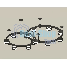 Светильник Ambrella light XR92221004/13 SBK/FR черный песок/белый матовый GX53 (A9222, A9227, C9238, C9232, N8434)