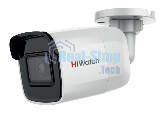 6Мп IP-камера HiWatch DS-I650M(C) (2.8mm) с EXIR-подсветкой до 30м и встроенным микрофоном IP Камера, цилиндрическая