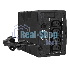 Источник бесперебойного питания ExeGate Power Smart ULB-1000.LCD.AVR.4C13 1000VA/550W, LCD, AVR, 4*C13, черный