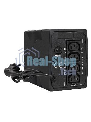 Источник бесперебойного питания ExeGate Power Smart ULB-1000.LCD.AVR.4C13 1000VA/550W, LCD, AVR, 4*C13, черный