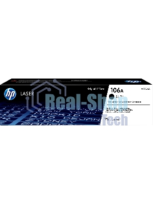 Картридж лазерный HP W1106A (HP 106A) черный для HP Laser 107/135/137 1000 страниц.