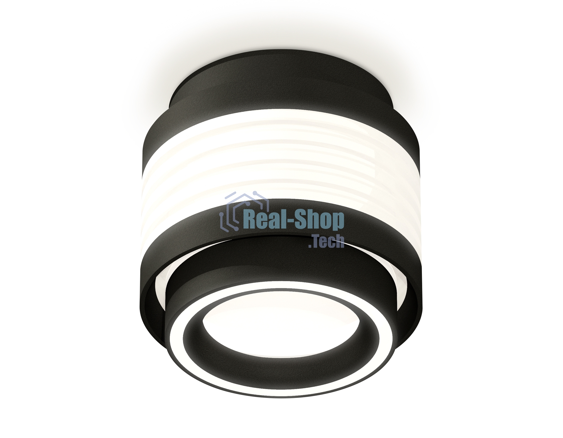 Светильник Ambrella Light XS8432002 SBK/FR черный песок/белый матовый GX53 (C8432, N8434)