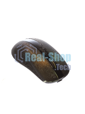Мышь беспроводная Qumo Comfort M18 черный, 2400 dpi, радиоканал, USB, кнопки - 6