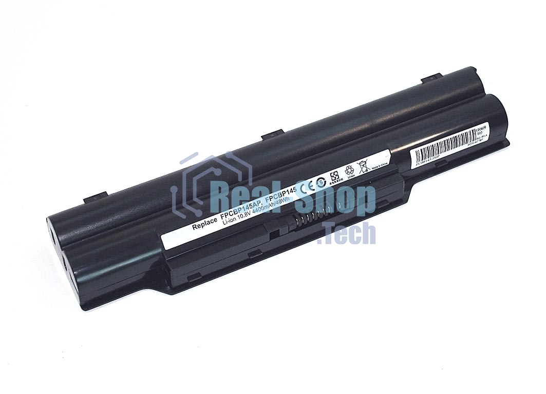 Аккумуляторная батарея для ноутбука Fujitsu LifeBook A561/D 11.1V 5200mAh BP145-3S2P OEM черный