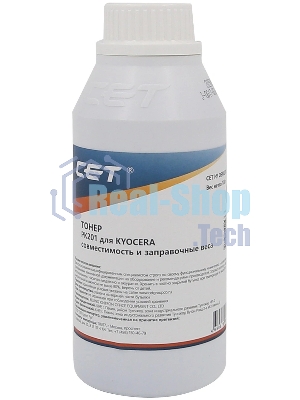 Тонер CET PK201 OSP0201K-100 черный бутылка 100гр. для принтера Kyocera ECOSYS P6030cdn/M6026cdn
