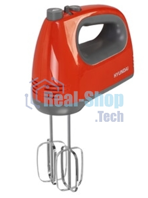 Миксер ручной Hyundai HYM-H4511 500 Вт, красный/серый