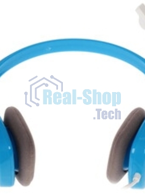 Гарнитура Logitech H150 голубой, проводная, 3.5 мм
