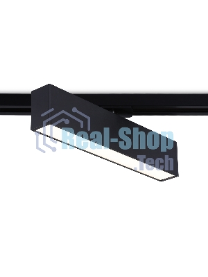 Трековый однофазный светильник Ambrella light GL6767 BK черный LED 12W 4200K 300*22*48