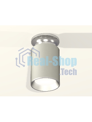 Светильник Ambrella Light XS6314101 SGR/PSL серый песок/серебро полированное MR16 GU5.3 (N6903, C6314, N6104)