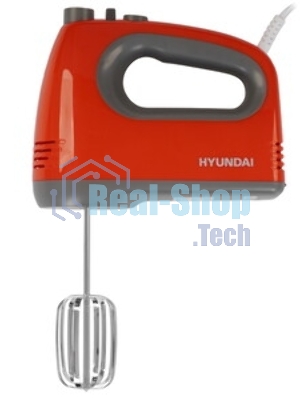 Миксер ручной Hyundai HYM-H4511 500 Вт, красный/серый
