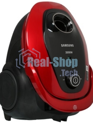 Пылесос Samsung VC20M257AWR красный, 460/2000 Вт, уборка сухая, пылесборник мешок 2.5 л