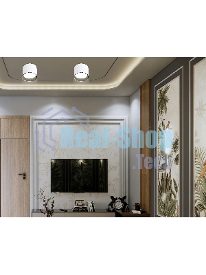 Светильник Ambrella light TN5303 WH/BK белый/черный GX53 max 15W D83*65