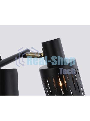 Светильник Ambrella light TR8668/2 BK/SB чёрный/бронза E14/2 max 60W 360*100*190