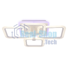 Потолочный светодиодный светильник FA533/2+2 WH белый 105W 770*540*120 (ПДУ РАДИО 2.4)