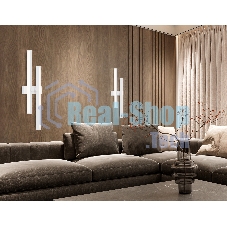 Настенный светодиодный светильник Ambrella light FL6151 WH белый 18W 3000K-6400K 510*120*65