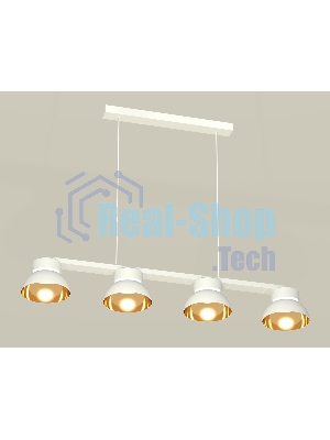 Светильник Ambrella light XB9151101/4 SWH/PYG/CL белый песок/золото желтое полированное/прозрачный GX53 (C9151, N8144)