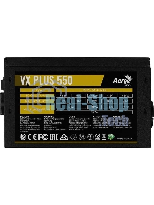 Блок питания Aerocool/Formula VX-550 PLUS, 550Вт 120мм, черный