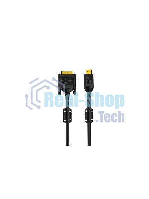 Кабель HDMI AM/DVI(24+1)M, 7.5м, CU, 1080P@60Hz, 2F, VCOM CG484GD-7.5M
