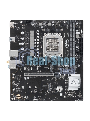 Материнская плата ASUS A620M-F GAMING WIFI, AM5, AMD A620, 2xDDR5, 2xM.2, 1xPCIe 4.0 x16, 1xHDMI, 1x2.5Gb LAN, Wi-Fi 6E, Bluetooth 5.3, 2xUSB-A 5Gbps, 2xUSB-A 2.0, 3x3.5 мм, 7.1, mATX