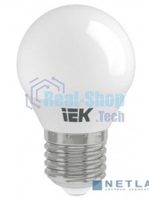Лампа светодиодная LED 3Вт Е27 220В 3000К G45 шар LLE-G45-3-230-30-E27 IEK
