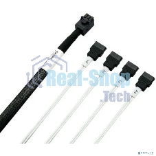 Кабель SFF-8643/4SATA-0.8M